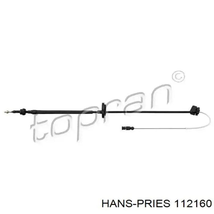 Трос газу Hans Pries (Topran) 112160 ціна, від 16.39 USD