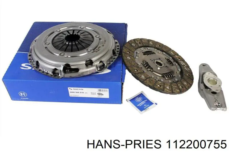 112200755 Hans Pries (Topran) Підшипник ковзання зчеплення