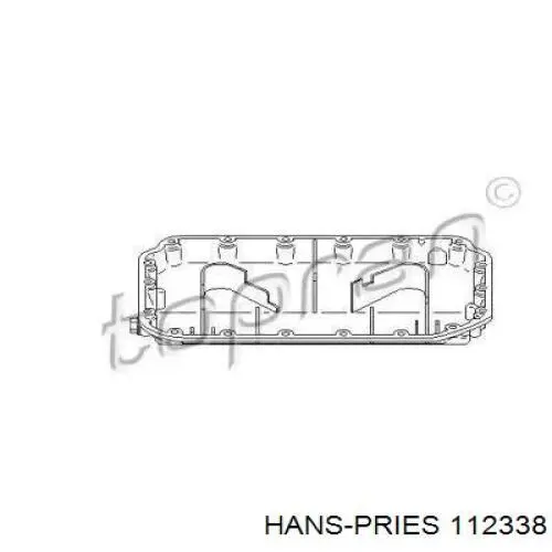 112338 Hans Pries (Topran) піддон масляний картера двигуна