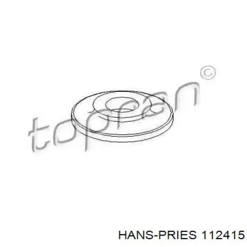 Проставка (гумове кільце) пружини задньої, верхня Hans Pries (Topran) 112415 ціна, від 3.10 USD