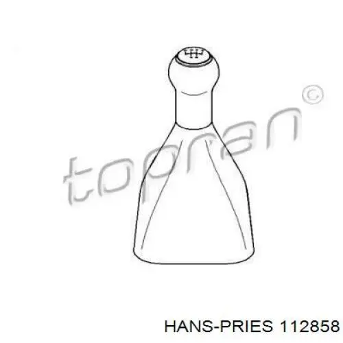 112858 Hans Pries (Topran) рукоятка важеля кпп