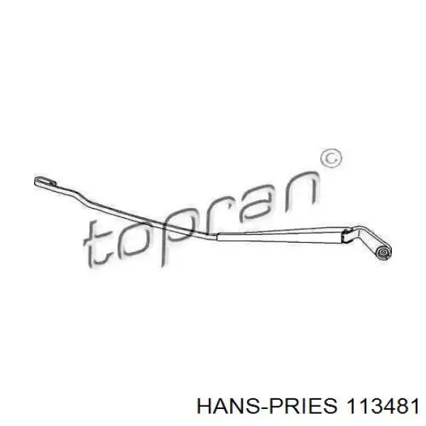 113481 Hans Pries (Topran) важіль-поводок склоочисника лобового скла
