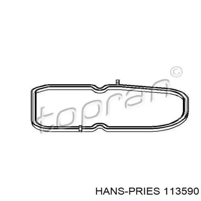 Прокладка піддону АКПП 113590 Hans Pries (Topran)
