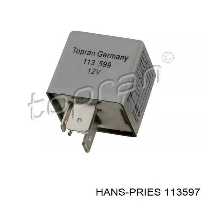 113597 Hans Pries (Topran) Регулятор оборотів вентилятора охолодження, блок управління