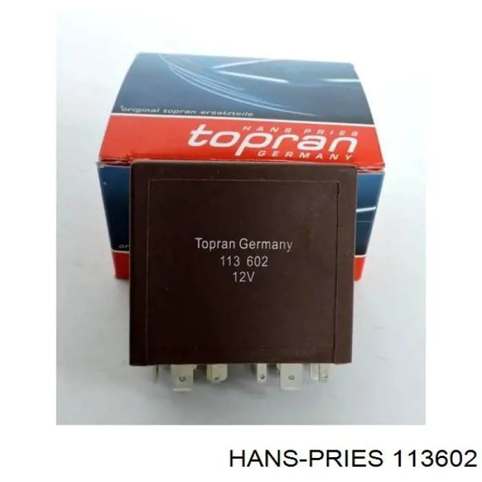 Купити 113602 Hans Pries (Topran) Реле управління склоочисника