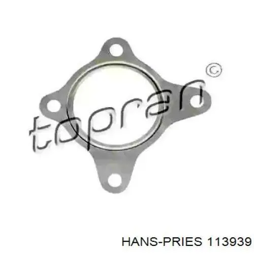 Прокладка прийомної труби глушника Hans Pries (Topran) 113939 ціна, від 4.59 USD