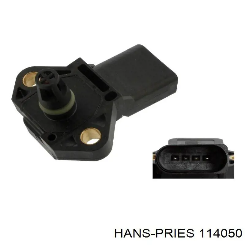 Датчик тиску вихлопних газів 114050 Hans Pries (Topran)