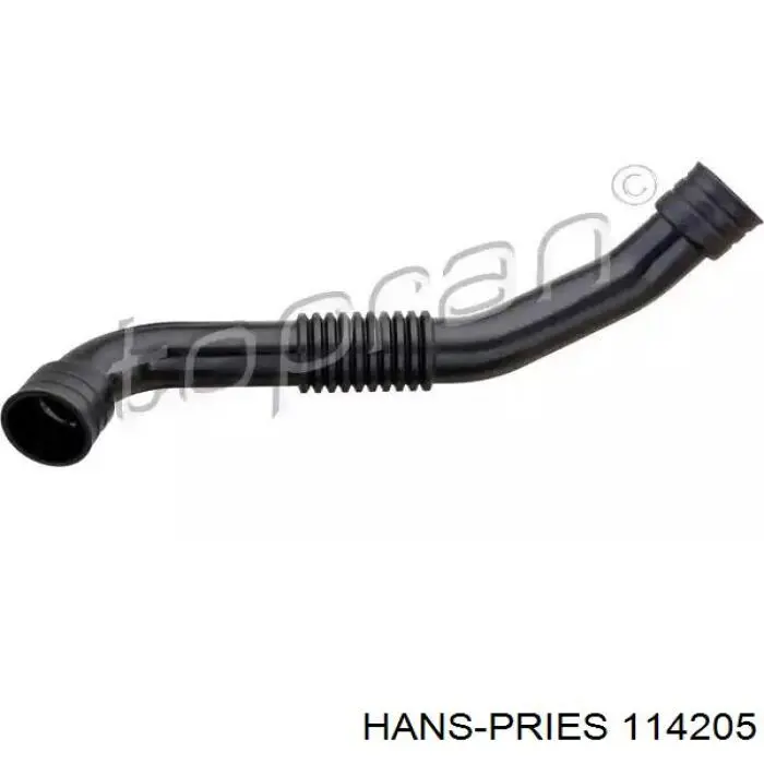Трубка картера повітряна Hans Pries (Topran) 114205 ціна, від 12.15 USD