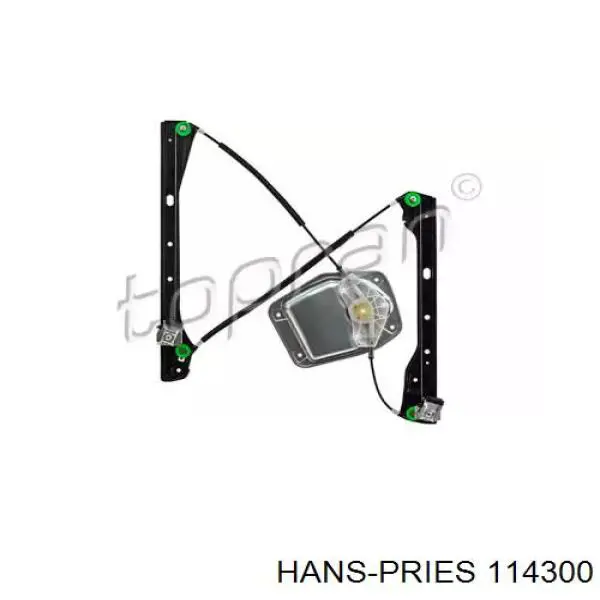 Купити 114300 Hans Pries (Topran) Склопідйомник передньої правої двері