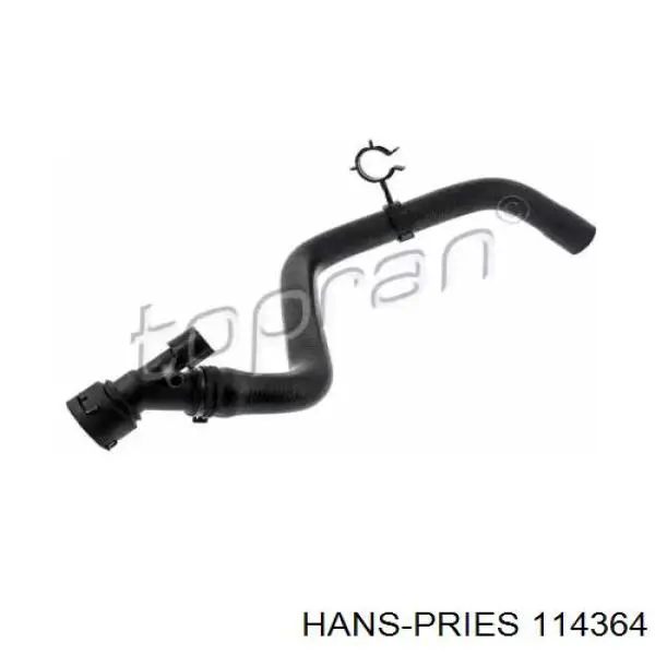 114364 Hans Pries (Topran) Шланг/патрубок радіатора охолодження, нижній