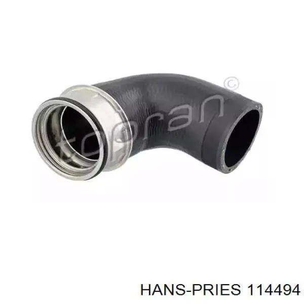 114494 Hans Pries (Topran) шланг/патрубок интеркуллера, верхній лівий