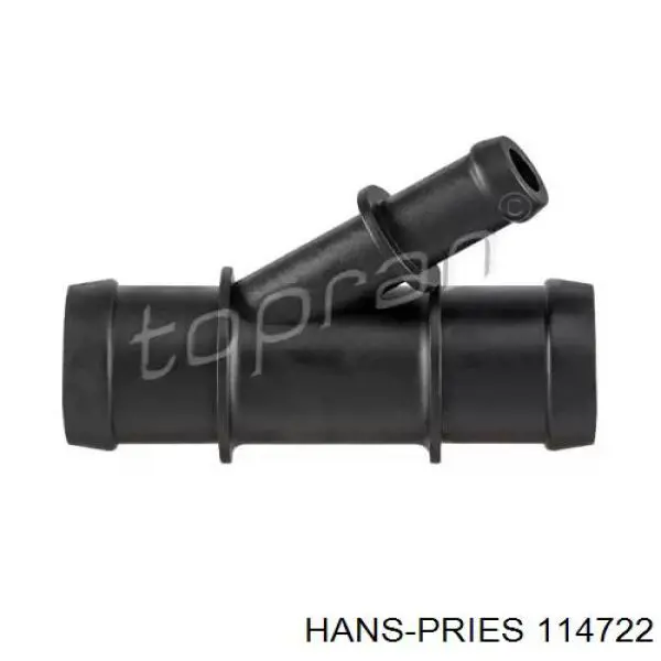 Фланець системи охолодження (трійник) Hans Pries (Topran) 114722 ціна, від 3.80 USD