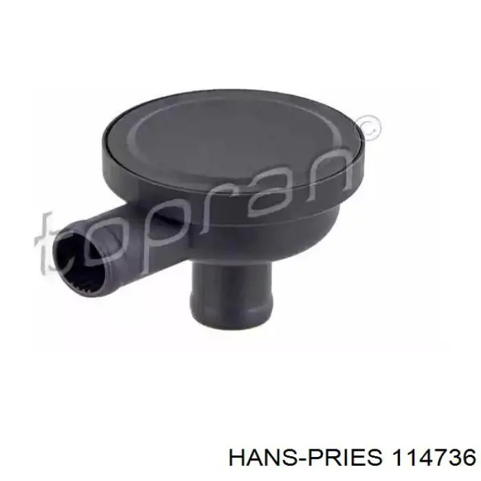 Клапан картерних газів Hans Pries (Topran) 114736 ціна, від 7.10 USD