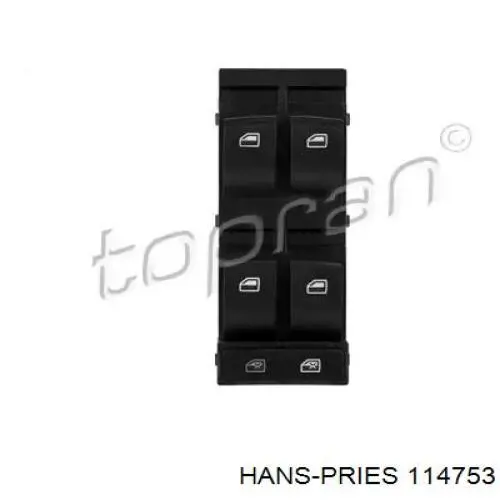 114753 Hans Pries (Topran) Кнопки переднього лівого склопід'ємника