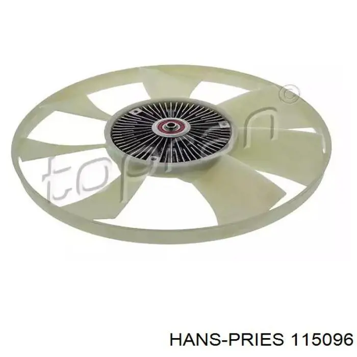 В'язкова муфта вентилятора Hans Pries (Topran) 115096 ціна, від 85.01 USD