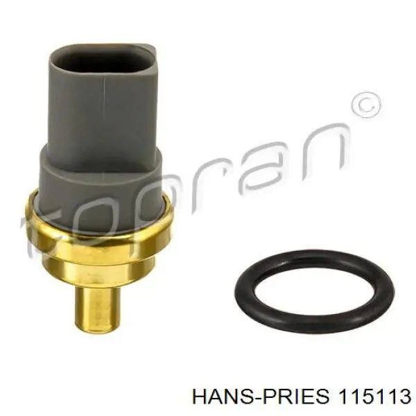 115113 Hans Pries (Topran) шланг/патрубок радіатора охолодження, нижній