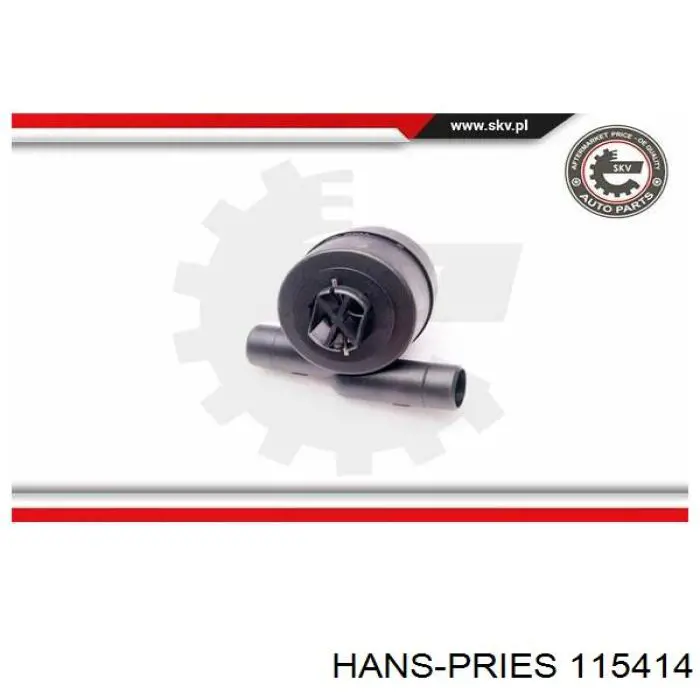 Клапан вентиляції картерних газів 115414 Hans Pries (Topran)