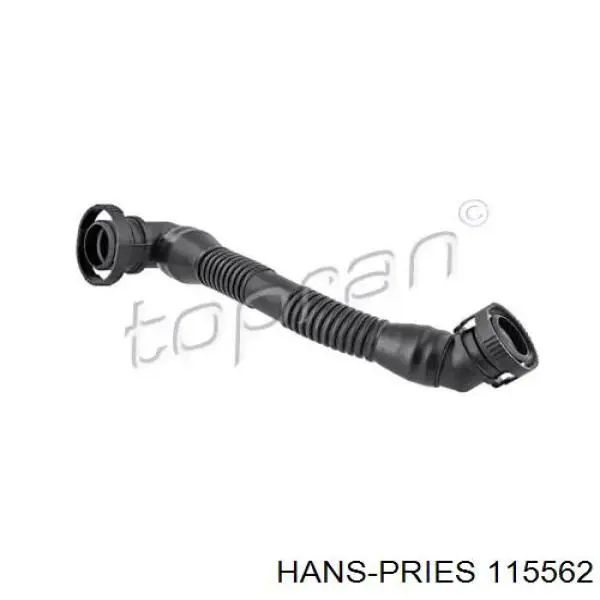Трубка картера повітряна Hans Pries (Topran) 115562 ціна, від 12.96 USD