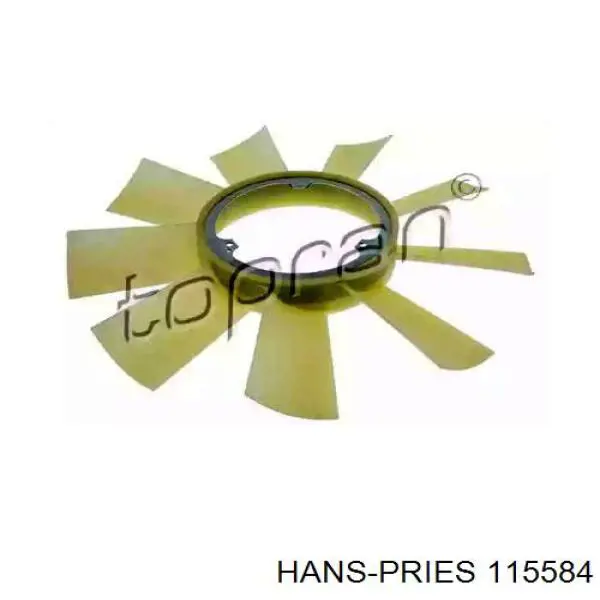 115584 Hans Pries (Topran) Вентилятор / крильчатка радіатора охолодження