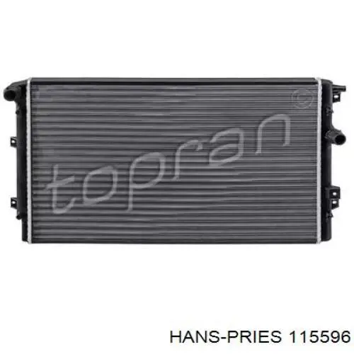Радіатор основний Hans Pries (Topran) 115596 ціна, від 76.01 USD
