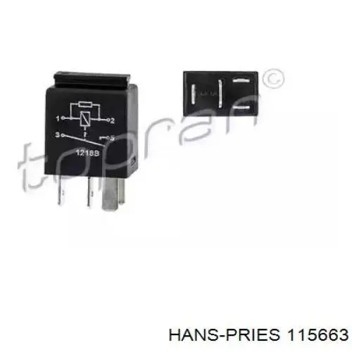 Купити 115663 Hans Pries (Topran) Реле звукового сигналу