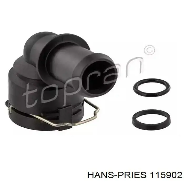 Купити 115902 Hans Pries (Topran) Швидкознімна муфта шланга радіатора охолодження