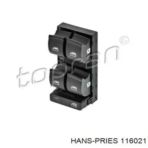 116021 Hans Pries (Topran) кнопковий блок керування склопідіймачами передній лівий