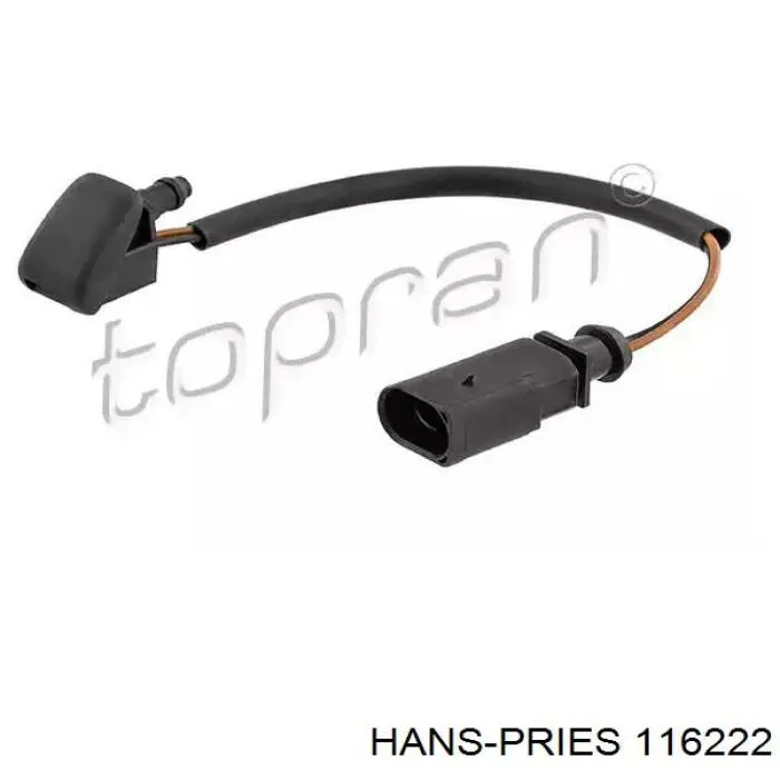 Сопло омивача лобового скла Hans Pries (Topran) 116222 ціна, від 7.32 USD