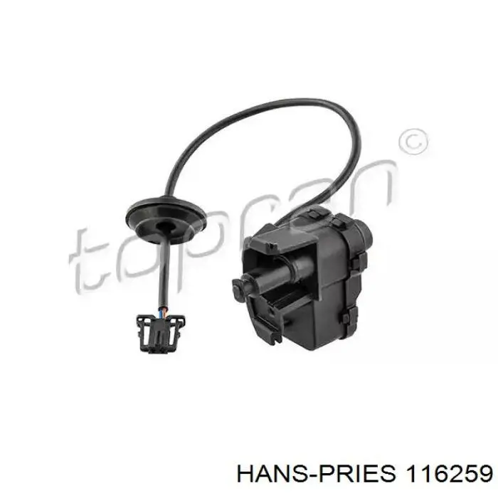 Замок відкривання лючка бензобаку Hans Pries (Topran) 116259 ціна, від 21.01 USD