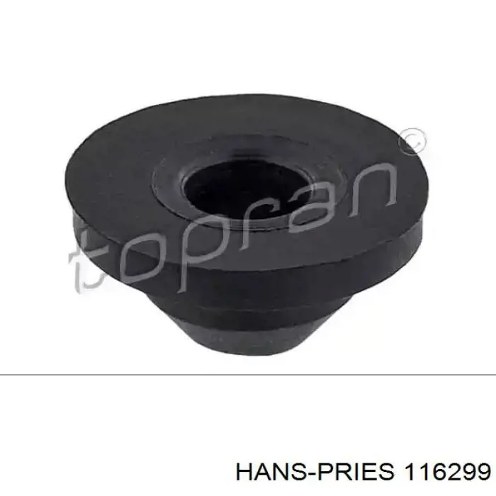 Ущільнююче кільце насоса омивача Hans Pries (Topran) 116299 ціна, від 1.27 USD