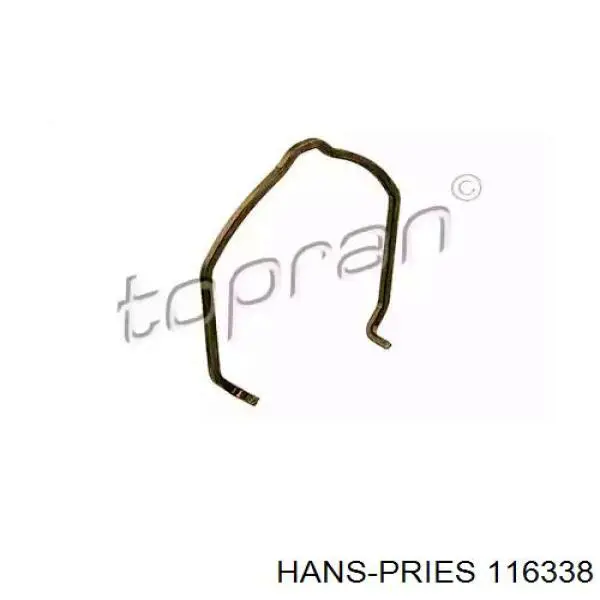 Скоба патрубка интеркуллера Hans Pries (Topran) 116338 ціна, від 1.27 USD