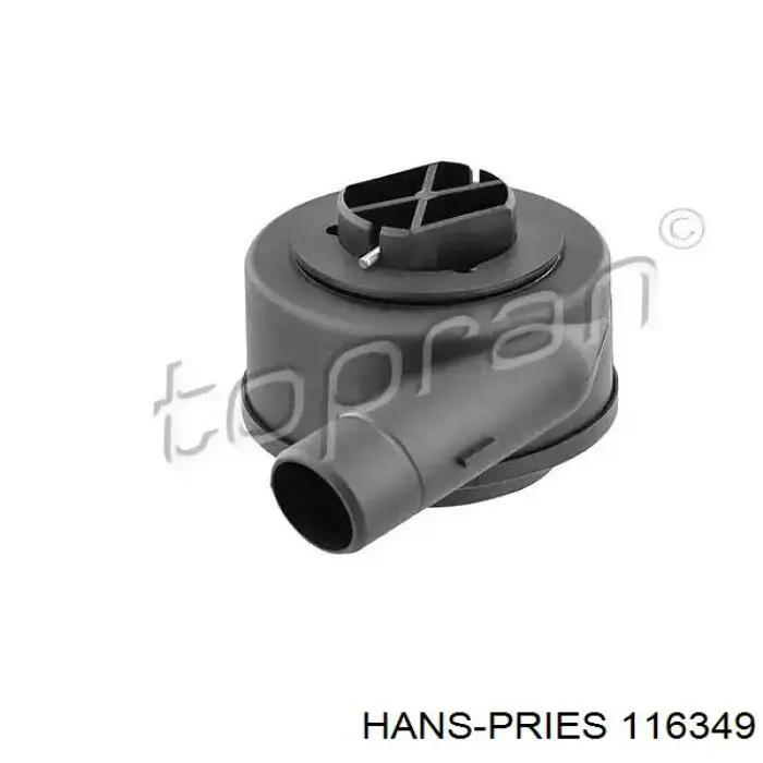 Клапан картерних газів Hans Pries (Topran) 116349 ціна, від 9.15 USD