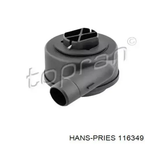 116349 Hans Pries (Topran) клапан pcv (вентиляції картерних газів)