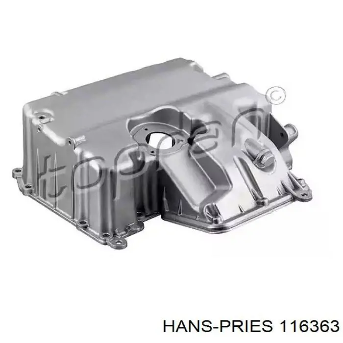 Піддон двигуна Hans Pries (Topran) 116363 ціна, від 103.37 USD