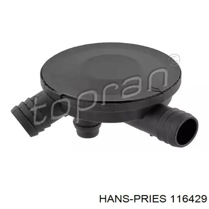 Клапан картерних газів Hans Pries (Topran) 116429 ціна, від 5.15 USD