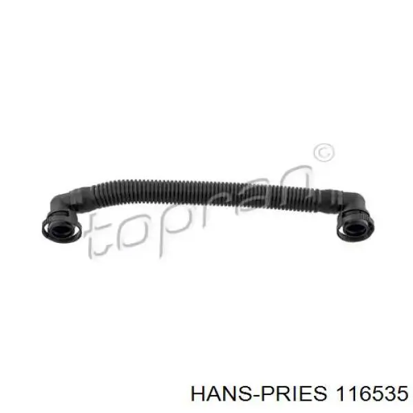 116535 Hans Pries (Topran) Шланг повітряний вентиляції картера