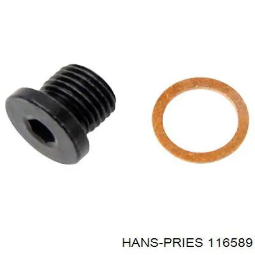 Пробка піддона двигуна 116589 Hans Pries (Topran)