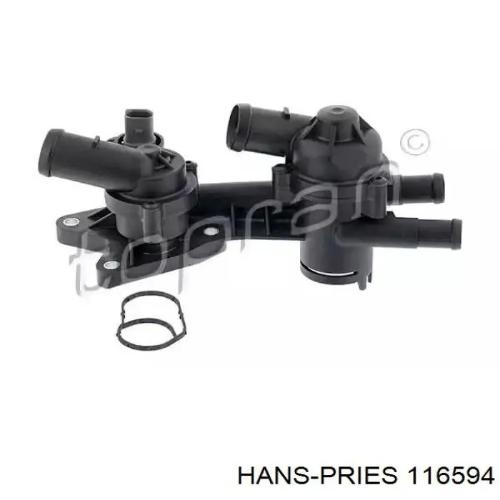 Кожух термостата Hans Pries (Topran) 116594 ціна, від 31.67 USD