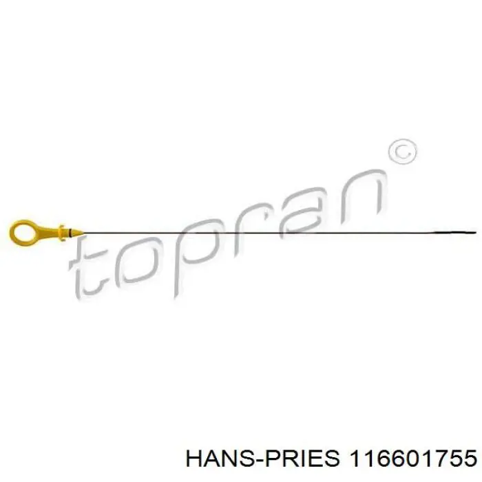 Щуп-індикатор рівня масла в двигуні Hans Pries (Topran) 116601755 ціна, від 8.13 USD