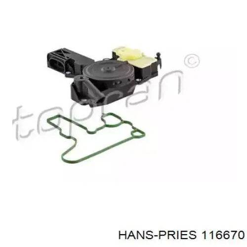 116670 Hans Pries (Topran) клапан pcv (вентиляції картерних газів)