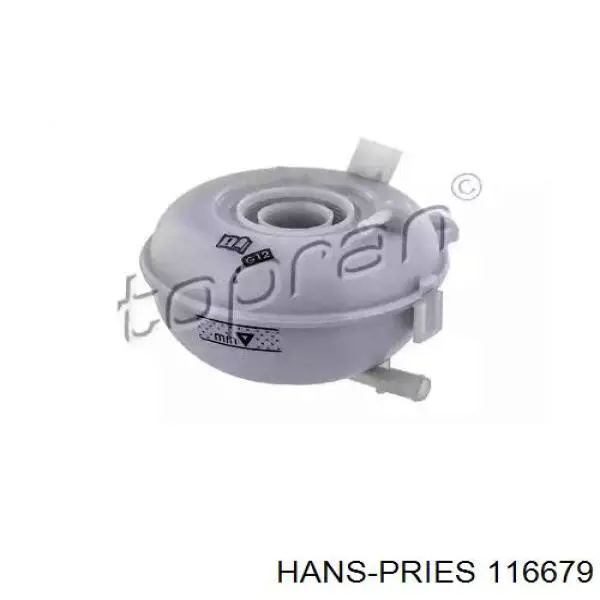 116679 Hans Pries (Topran) бачок системи охолодження, розширювальний