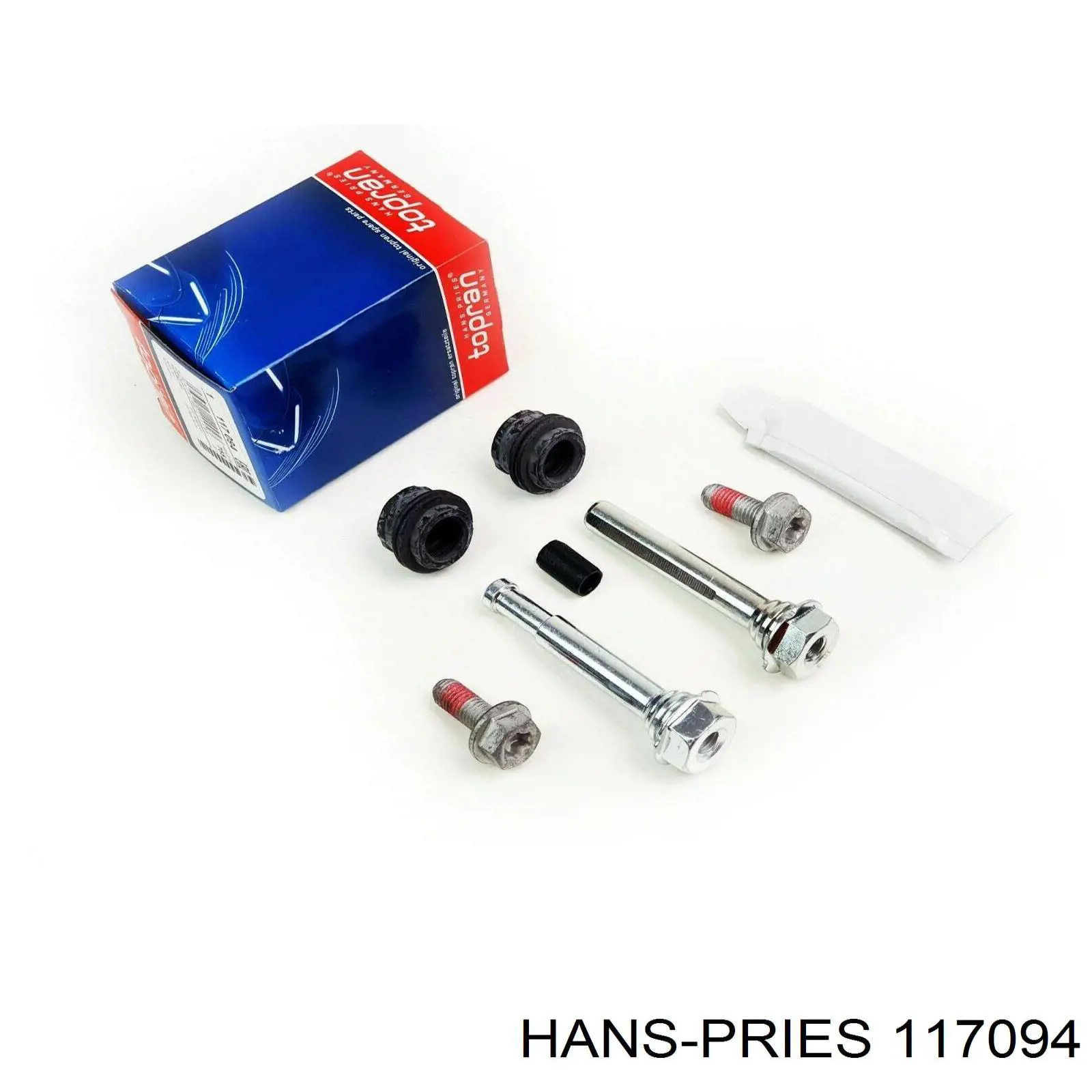117094 Hans Pries (Topran) ремкомплект супорту гальмівного переднього