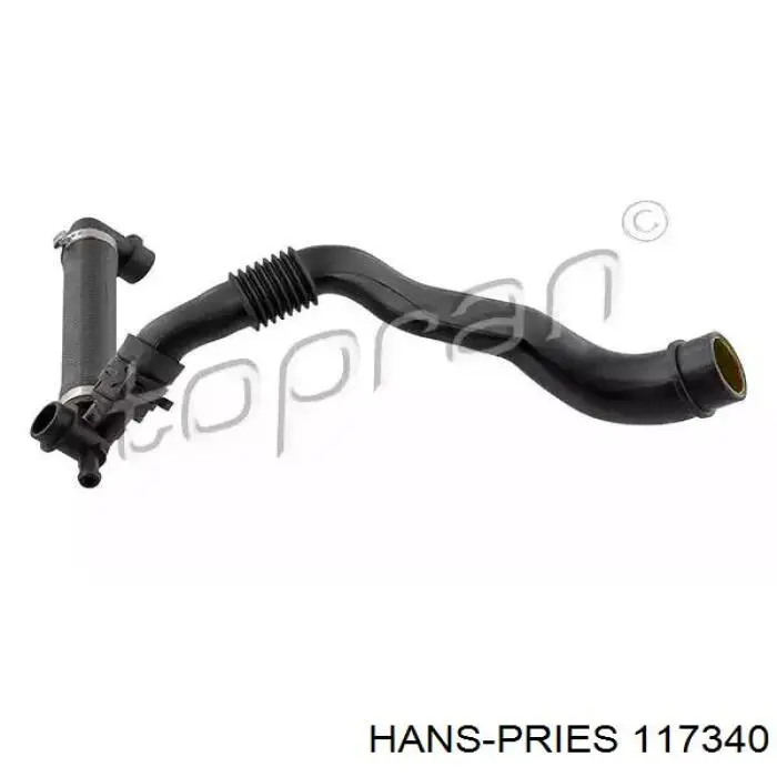 Трубка картера повітряна Hans Pries (Topran) 117340 ціна, від 27.88 USD