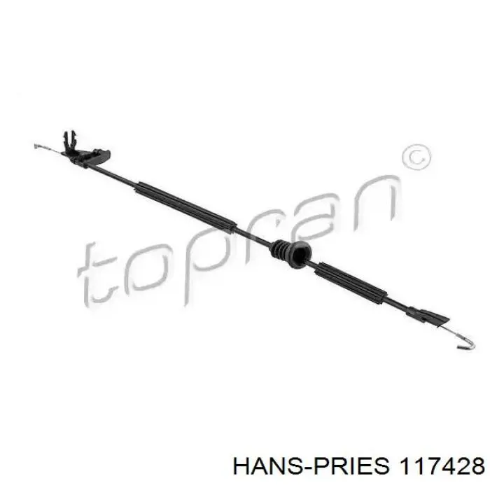 Купити 117428 Hans Pries (Topran) Трос дверей задніх правих