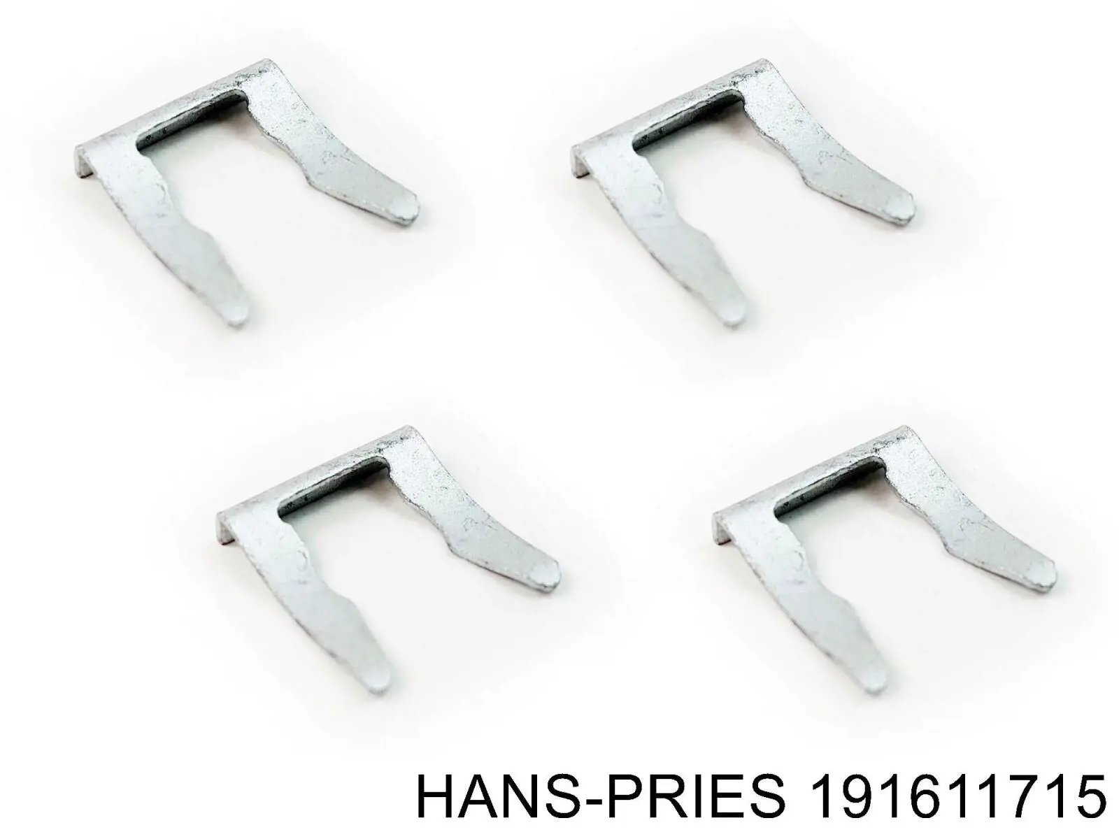 Скоба кріплення гальмівного шлангу 191611715 Hans Pries (Topran)
