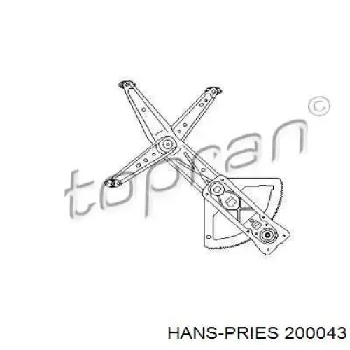 Купити 90388865 Opel Механізм стеклопідйомника водійських дверей