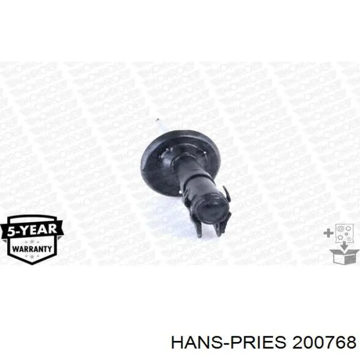 Купити 200768 Hans Pries (Topran) Сайлентблок заднього нижнього важеля