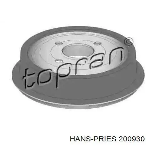 200930 Hans Pries (Topran) барабан гальмівний задній