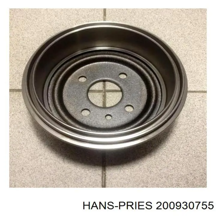 Барабан гальмівний задній 200930755 Hans Pries (Topran)