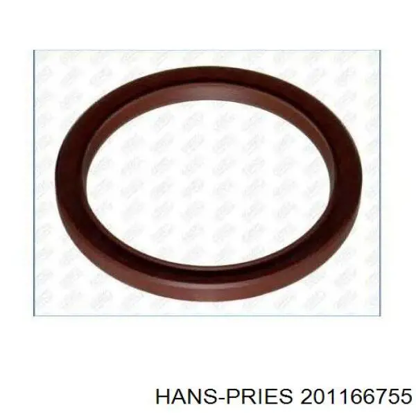 Сальник колінвала двигуна, задній Hans Pries (Topran) 201166755 ціна, від 6.20 USD